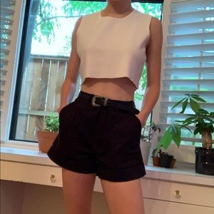 Black h&m shorts